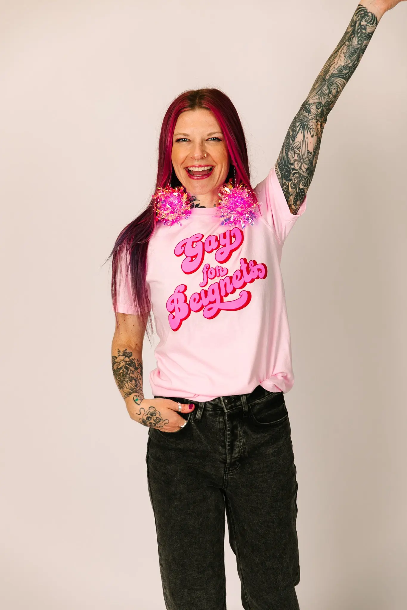 Gay For Beignets Tee - Image 4