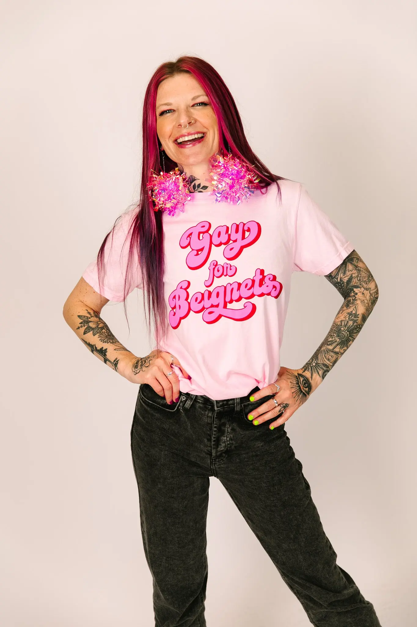 Gay For Beignets Tee - Image 8