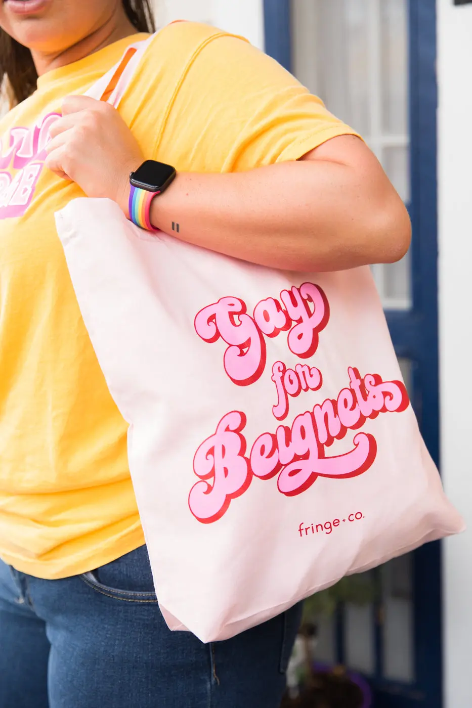 Gay For Beignets Tote Bag - Image 3