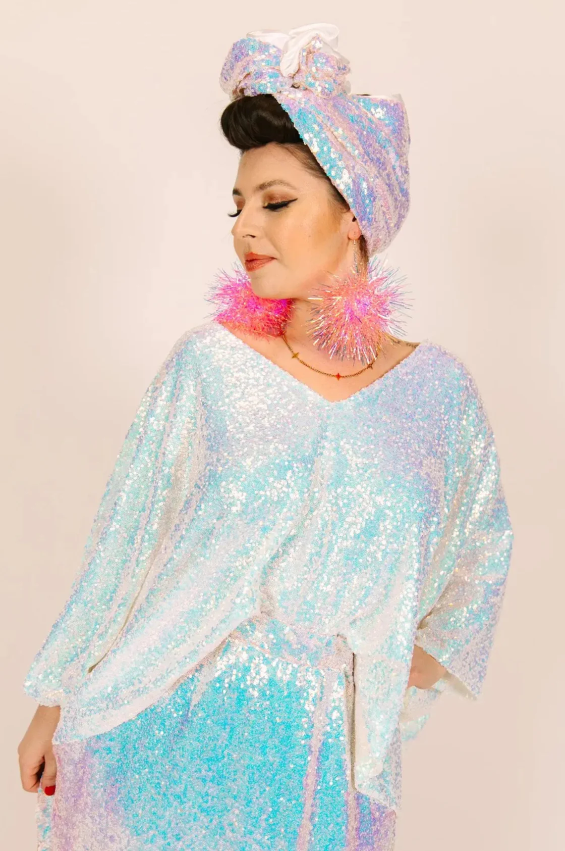 Iridescent Sequin Tunic