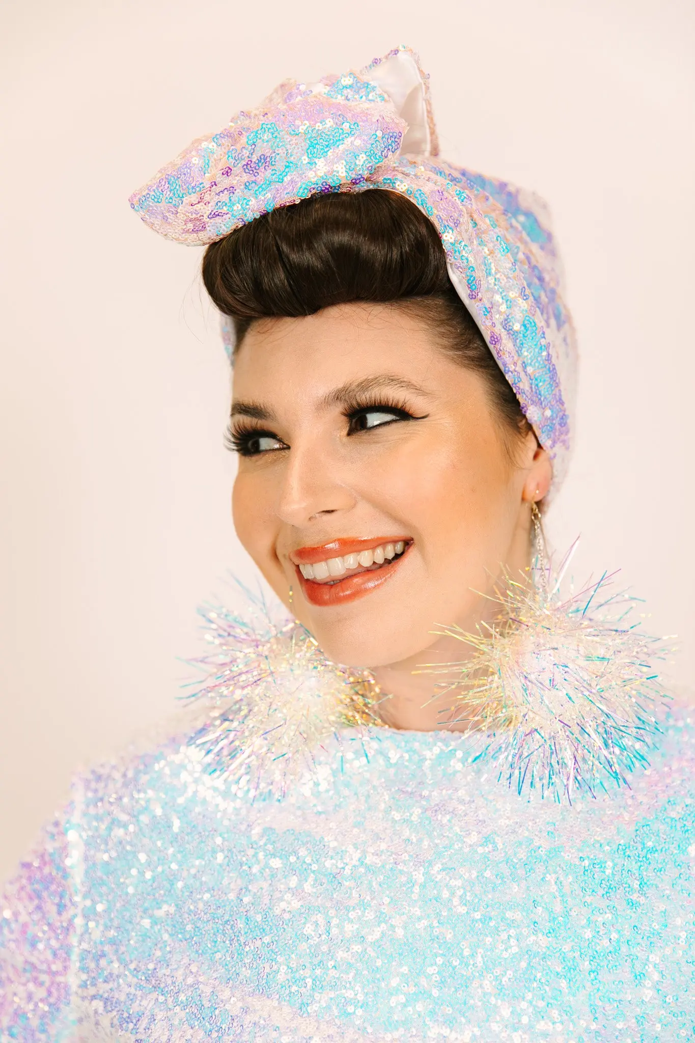 Iridescent Sequin Party Wrap