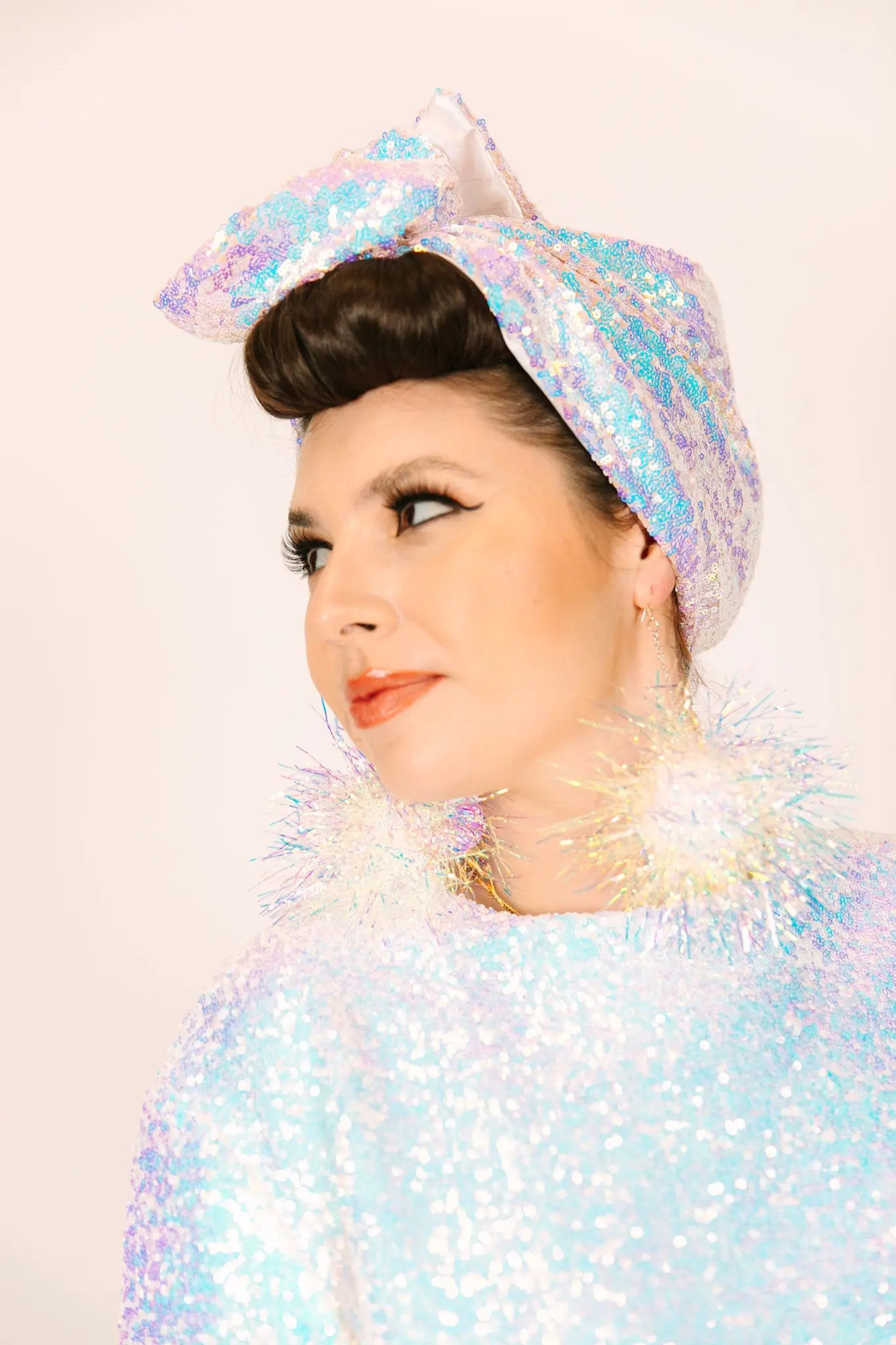 Iridescent Sequin Party Wrap - Image 3