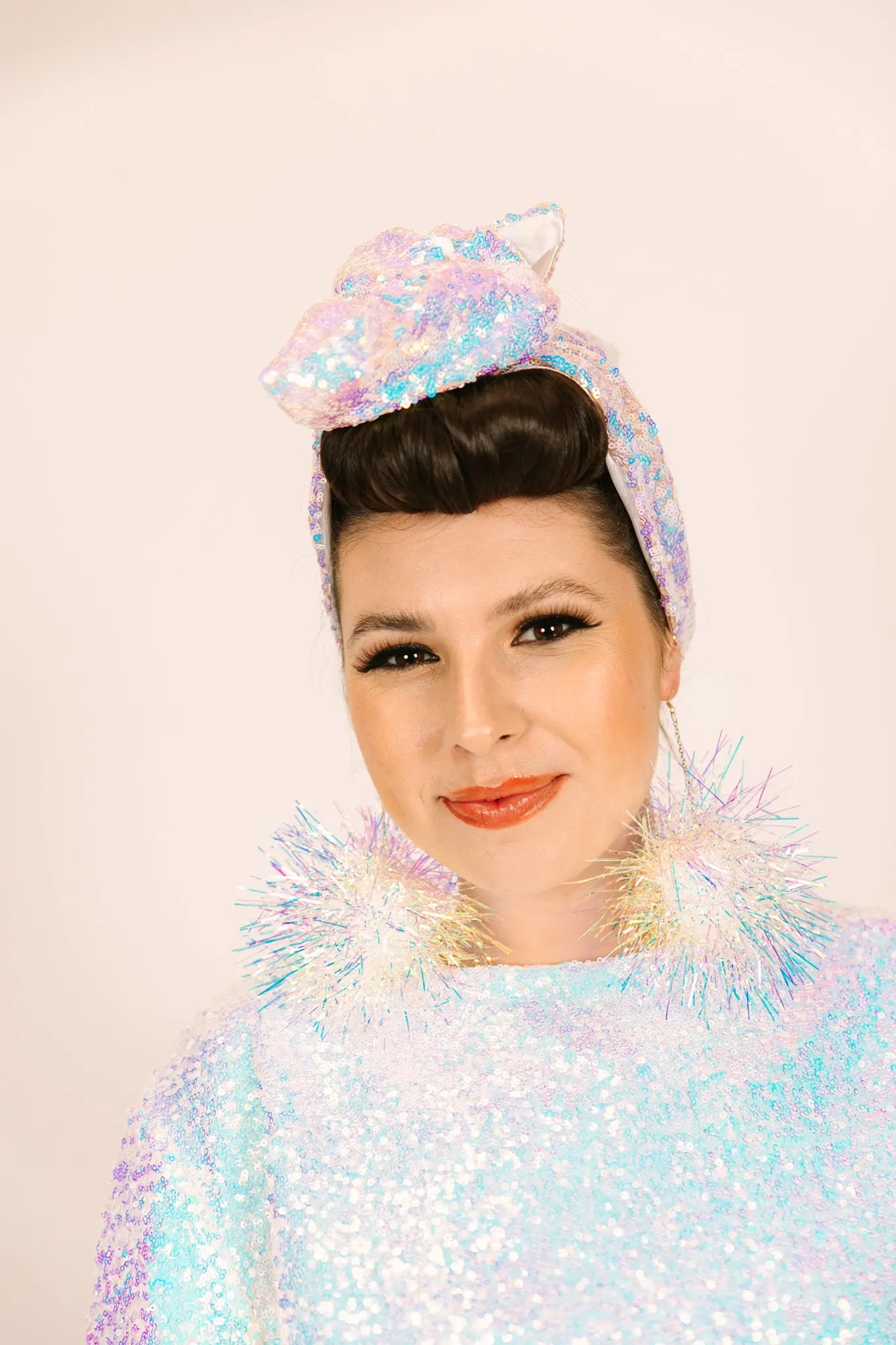 Iridescent Sequin Party Wrap - Image 5