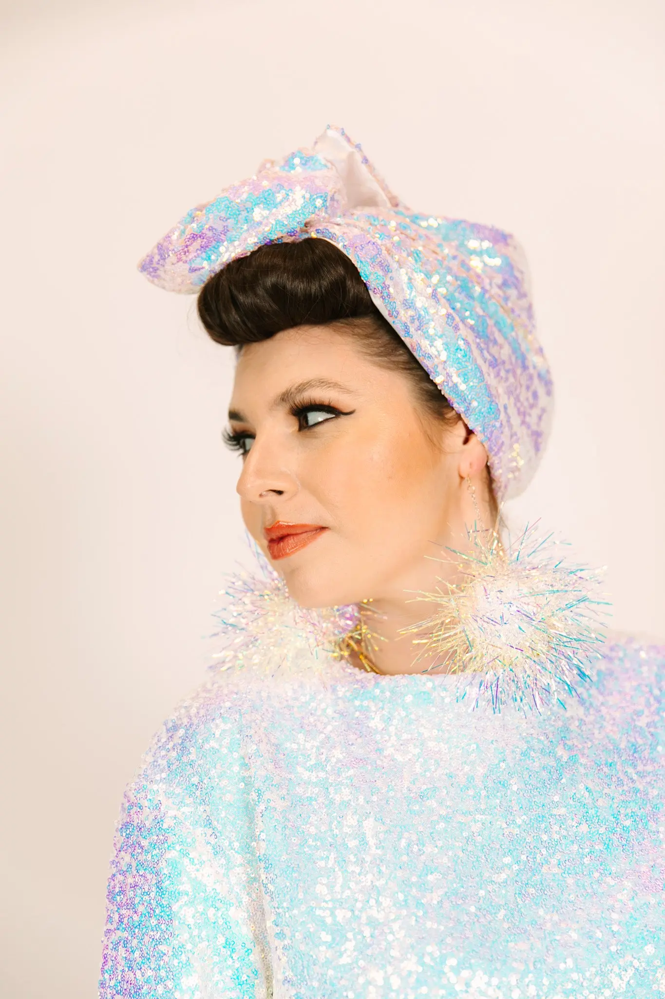 Iridescent Sequin Party Wrap - Image 6